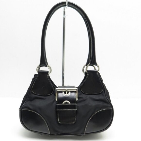 Authentic Vintage 2002 Prada Re-Nylon Y2K Purse Tessuto Moon Bag - Picture 13 of 16